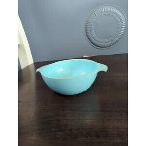 Vintage Watertown Lifetime Ware Aqua green Melamine Bowl Ice Cream MCM 4.5"